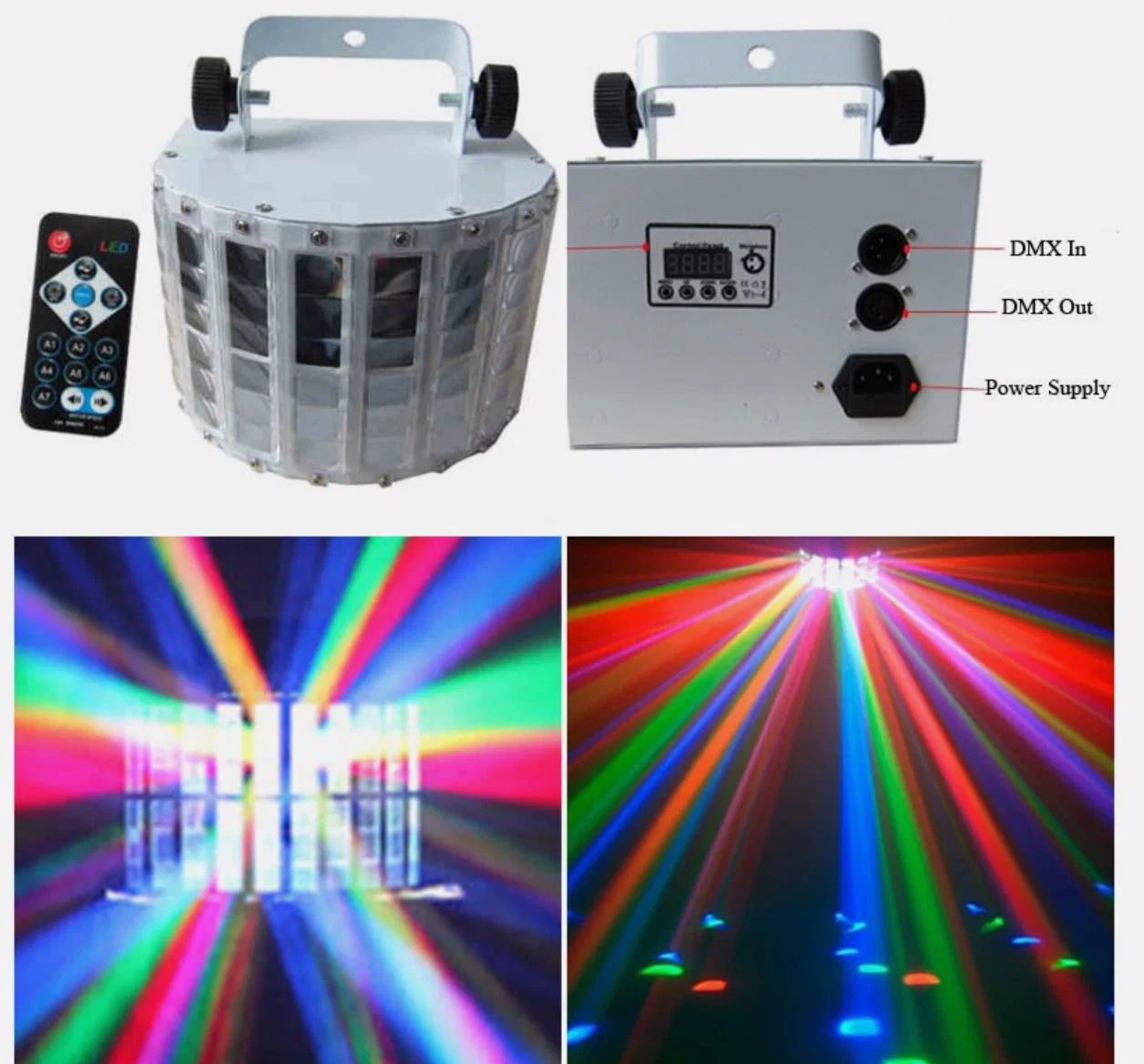 DMX 512 Laser LED Derby Light LED Stage Light DJ Licht