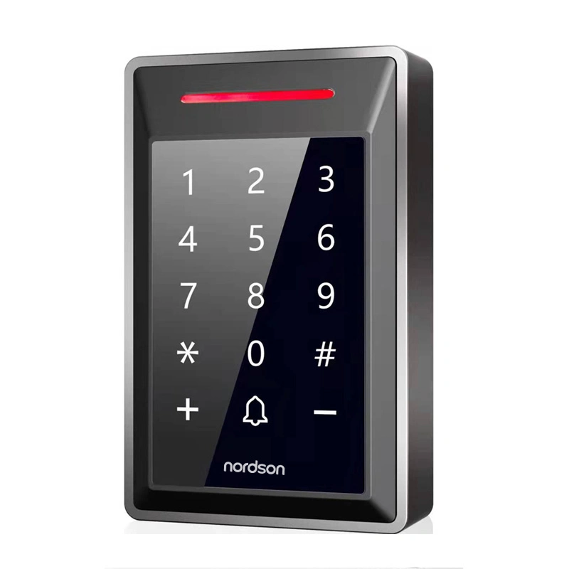 Venta caliente 125kHz de proximidad RFID Tuya CC12V 1000 Sistema de bloqueo de la puerta de seguridad de los usuarios de forma independiente de control de acceso de teclado