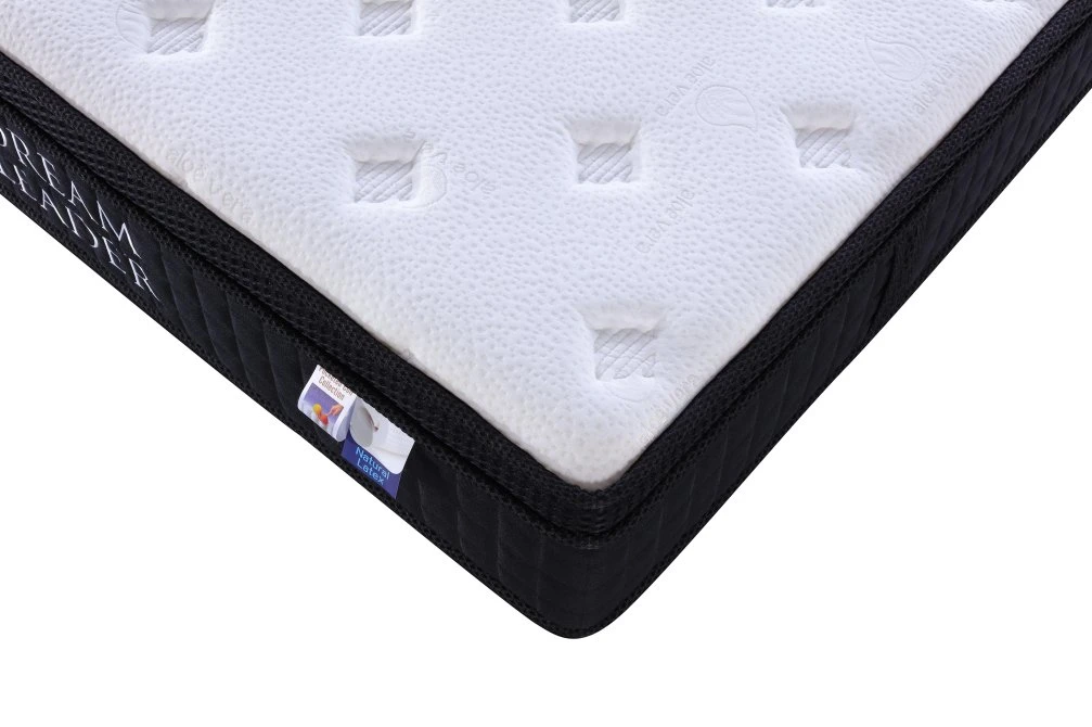 2021 Novo Estilo Atacado Usado Online Hotsale Eurotop Três Zonas Colchão de Molas de Bolso de Látex Ajustável para Cama Médica Dreamleader Lingmeng Colchão