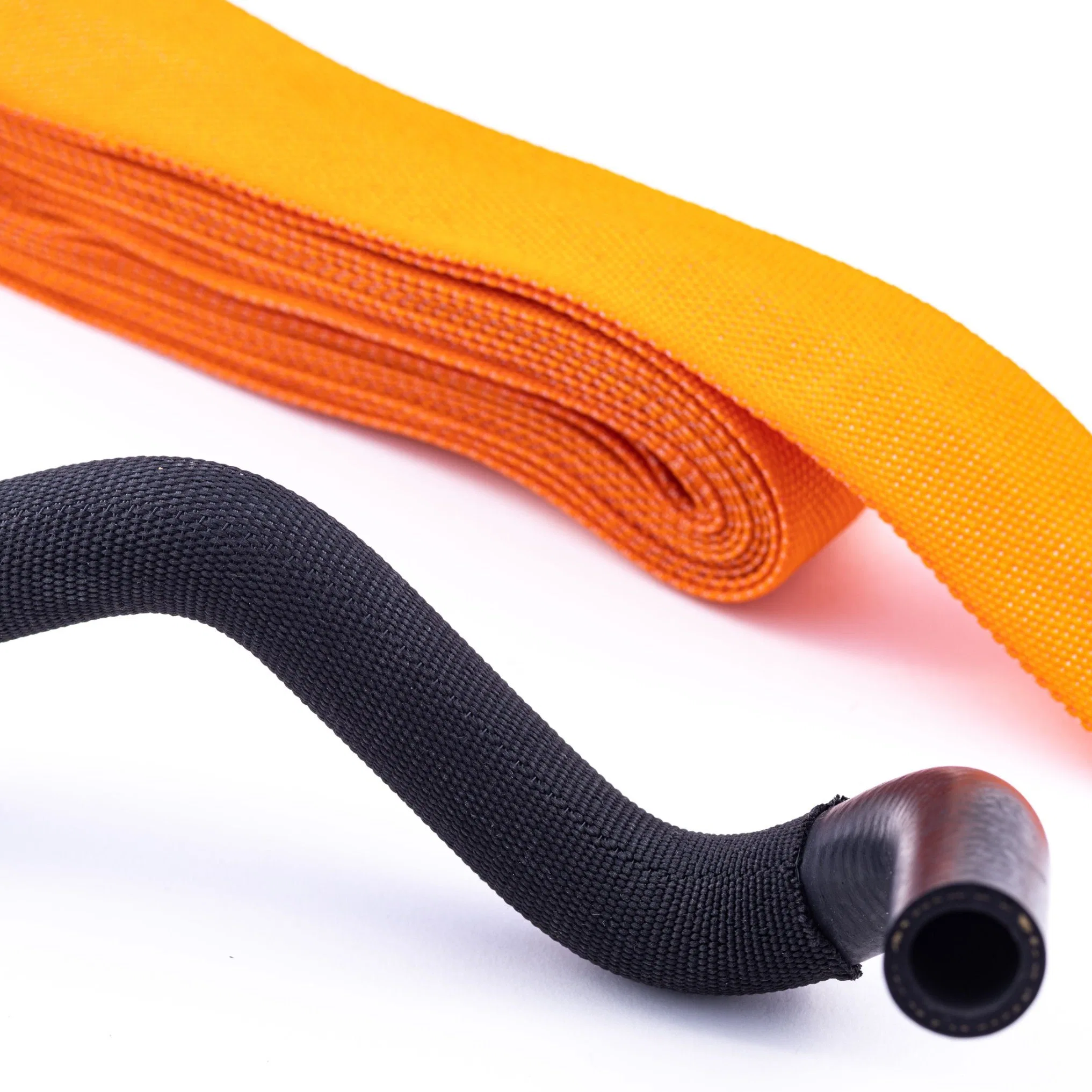 Flexsible tejido trenzado manguito de tubo termocontraíble