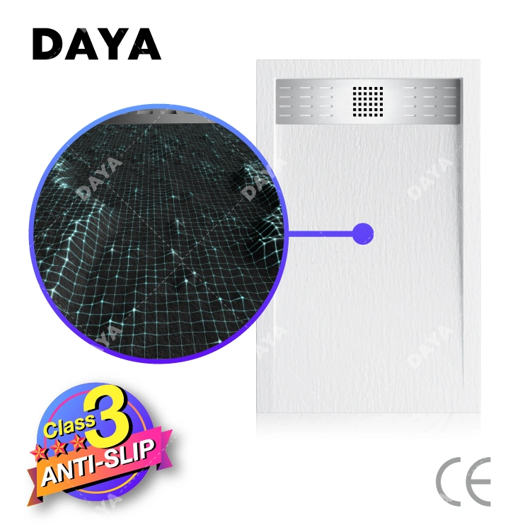 Modern Family Solid Surface Ceramic Shower Tray Resin Stone Shower Tray Shower Base Bathroom