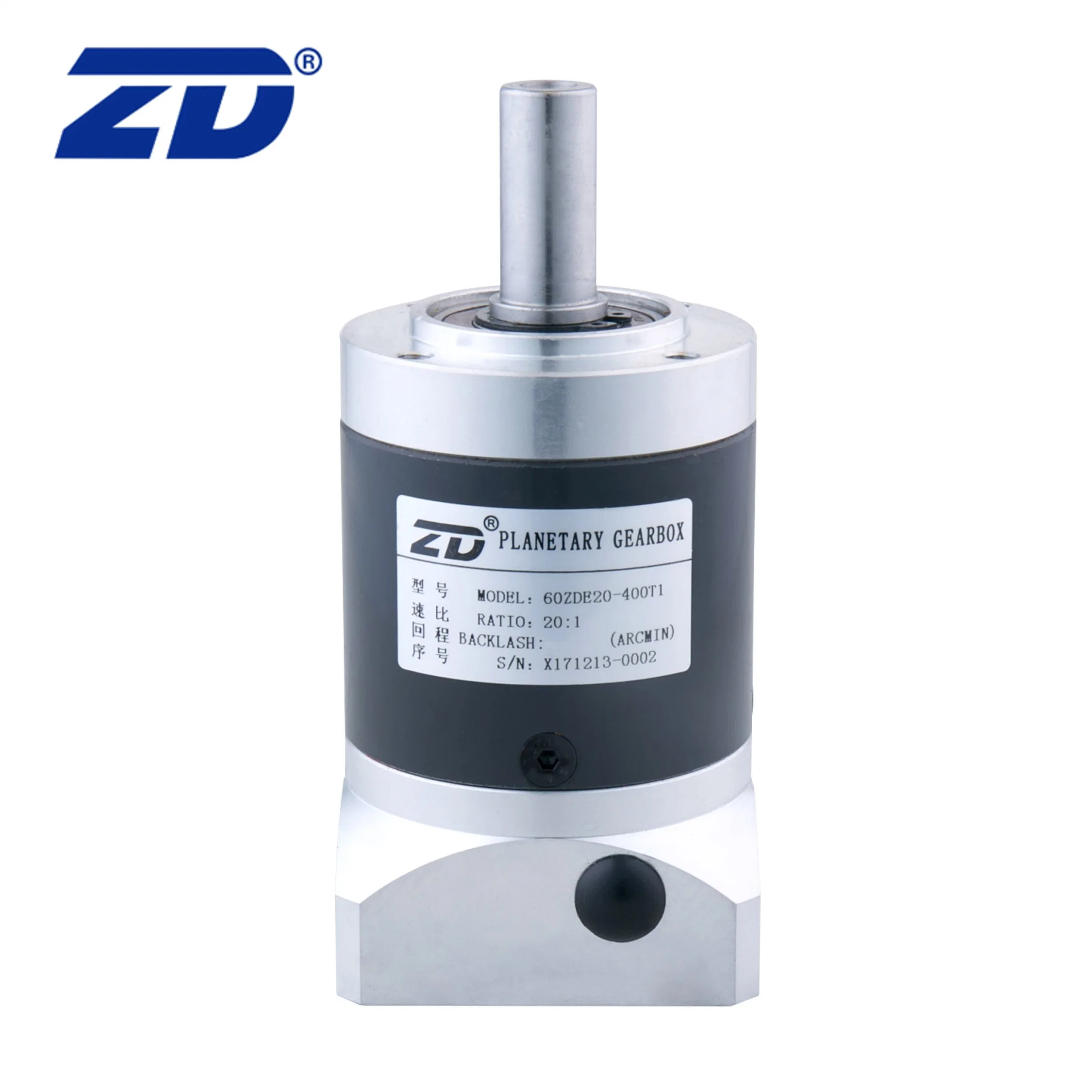 ZD Round Mounting Flange Spur Gear Planetary Gearbox