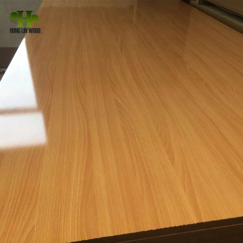 Light Finish Melamine Faced MDF From Manufacture for Furniture