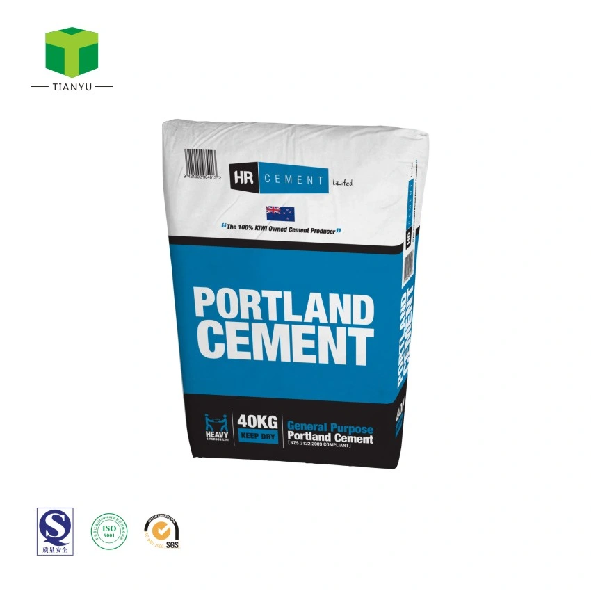 Cement Bag Paper Cement Packaging Bag Craft Bag Pack Kraft Paper for Mortar Chemical Packing 25kg Custom Flour