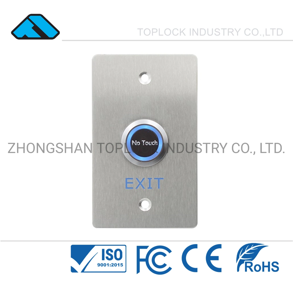 Anti-Theft Strong Security Electric Door Lock Pushbutton Switch Door Release Exit Building System