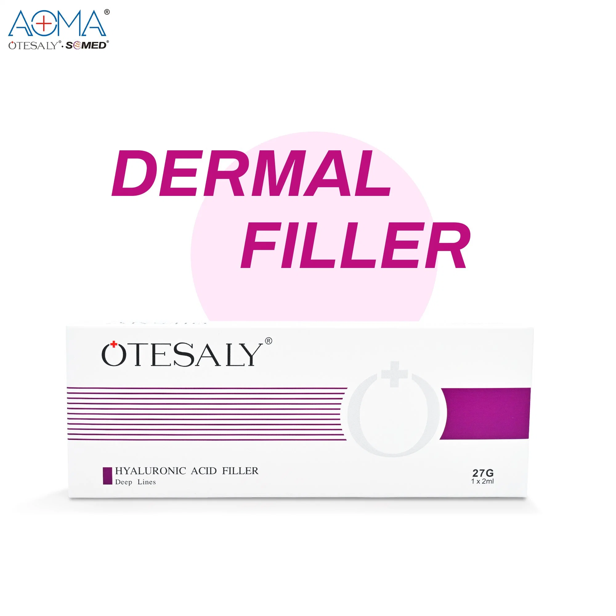 OEM Cross Linked Otesaly 2ml Deep Line Filler Gel nasolabial Falzeinfüller Injektion Ha Lip Filler Pen Filler Hyaluronsäure Injizierbare Dermal Filler