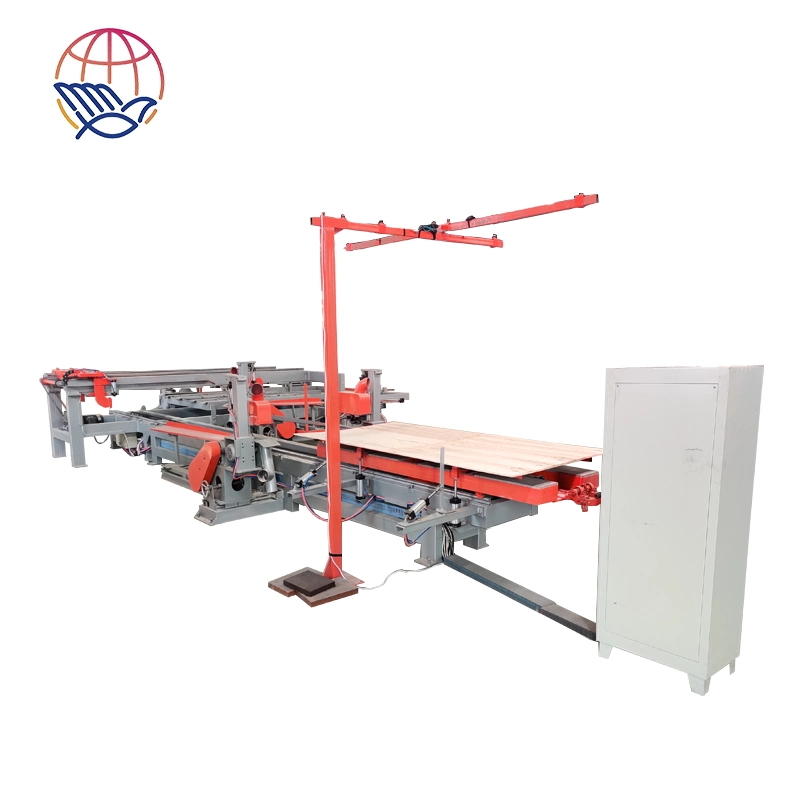Automatic Plywood Making Machine Double Sizes Edge Cutting Saw for Plywood Making Production Line