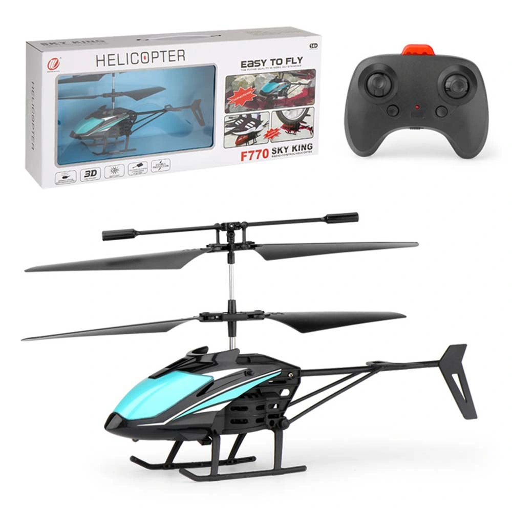 F770 Cheap Factory Price Remote Control Mini LED Light Helicopter