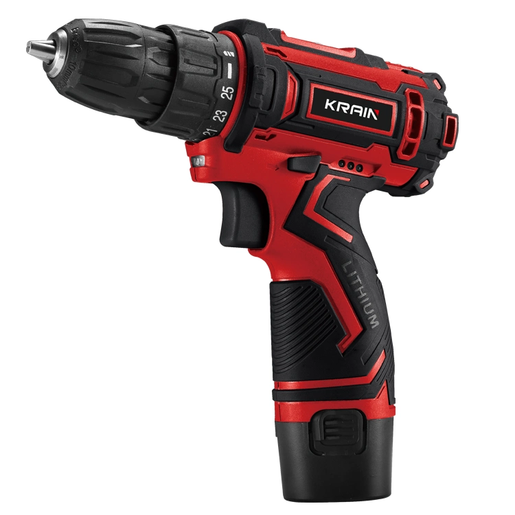 12V 1.4ah Impact Double Speed LED Cordless Drill