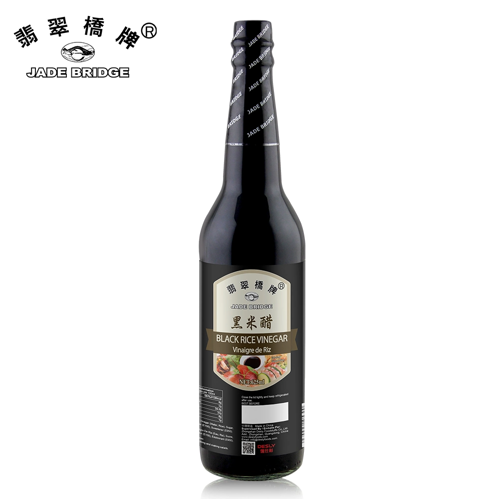 200 Ml OEM Factory Price Jade Bridge Black Rice Vinegar for Supermarkets