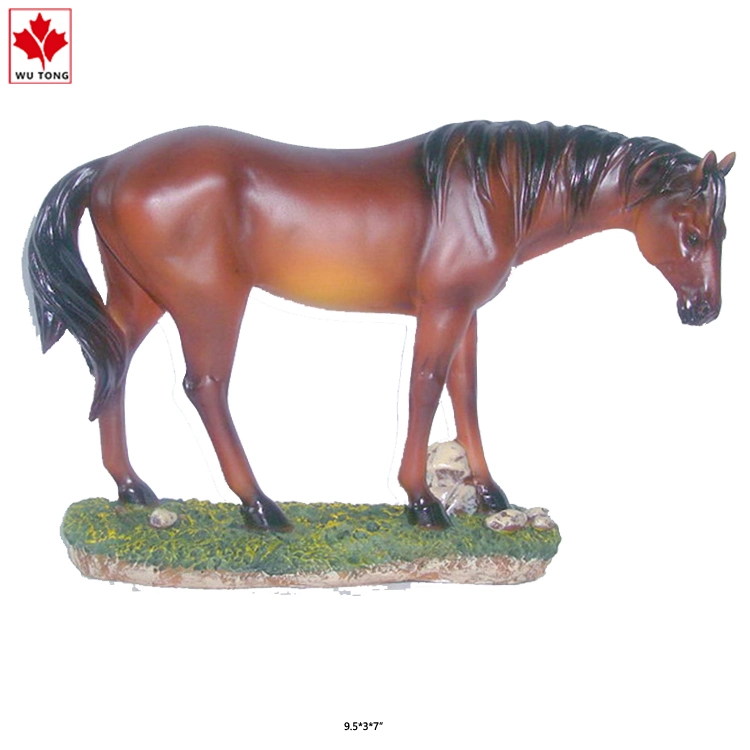 Office Decoration Resin Small Horses Statue for Sale