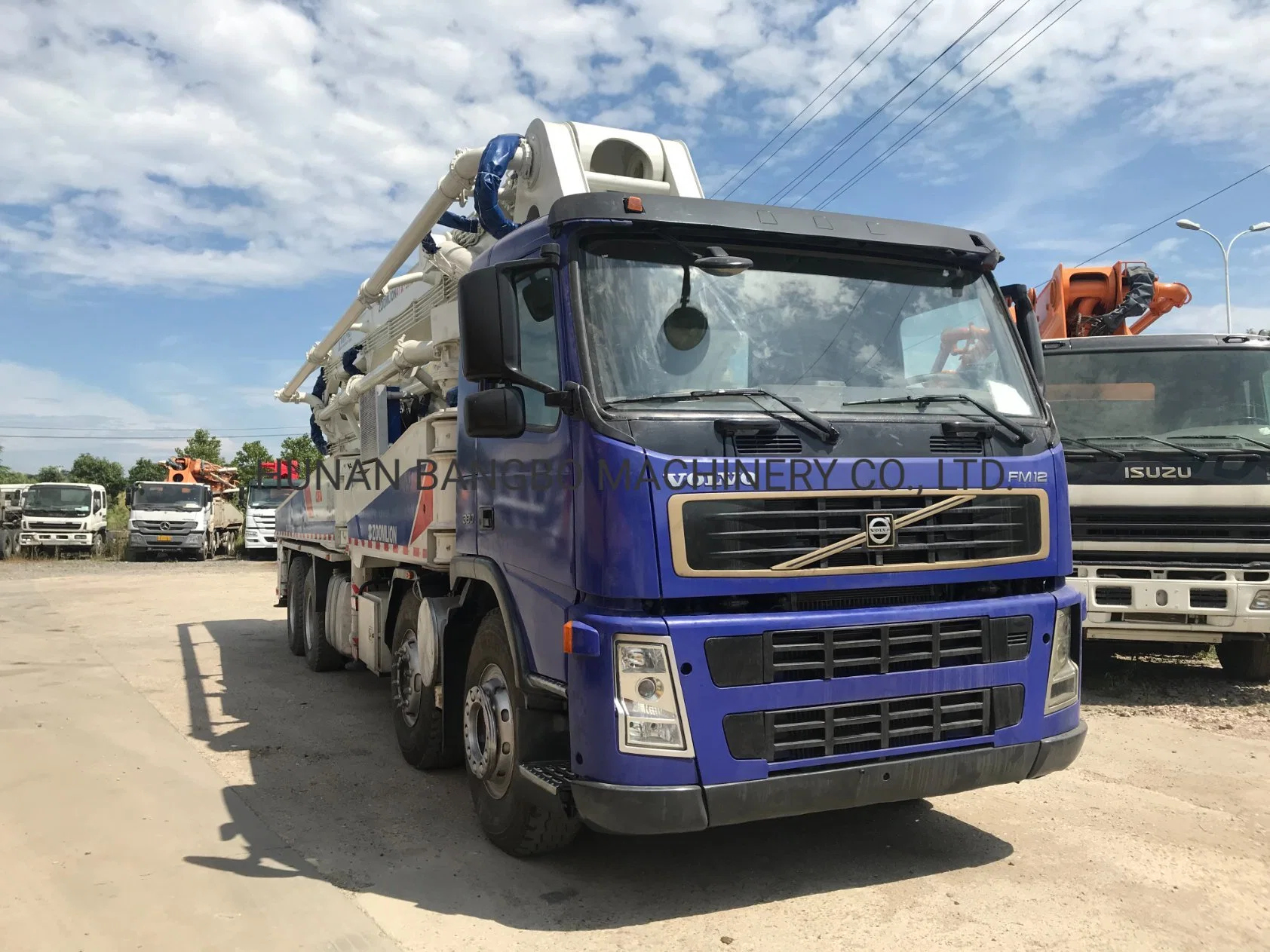 precio de fábrica Volvo 36m 37m 42m 47m 48m 49m 52m 53m 56m 58m 62m de la bomba de concreto montada en camión