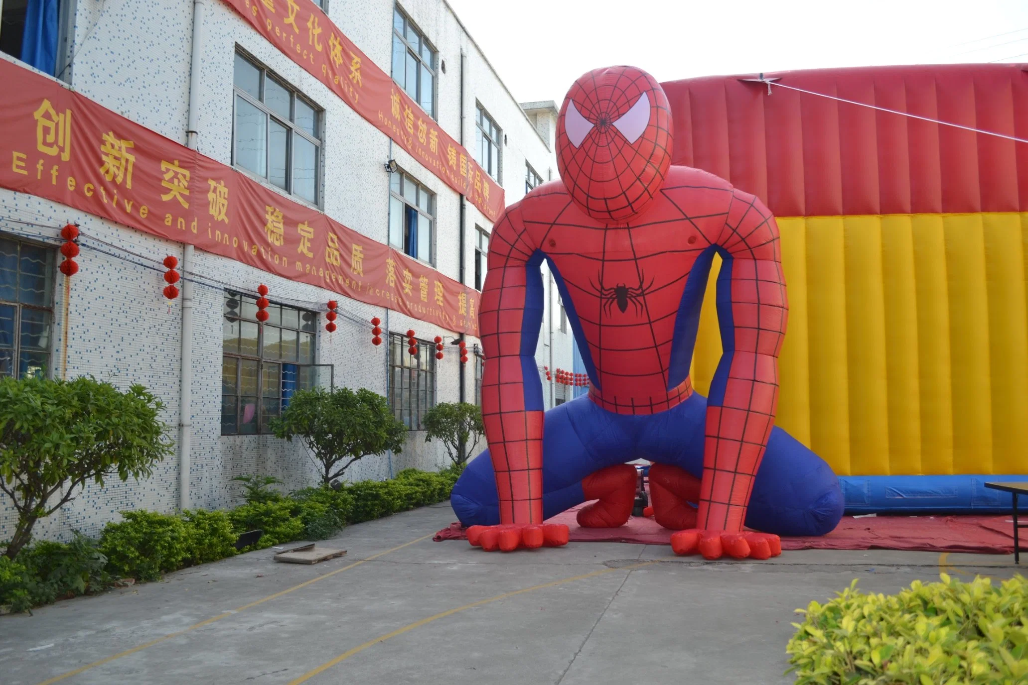 Boyi Inflatable Spiderman Cartoon Advertising Inflatable Cartoon for Show B6622