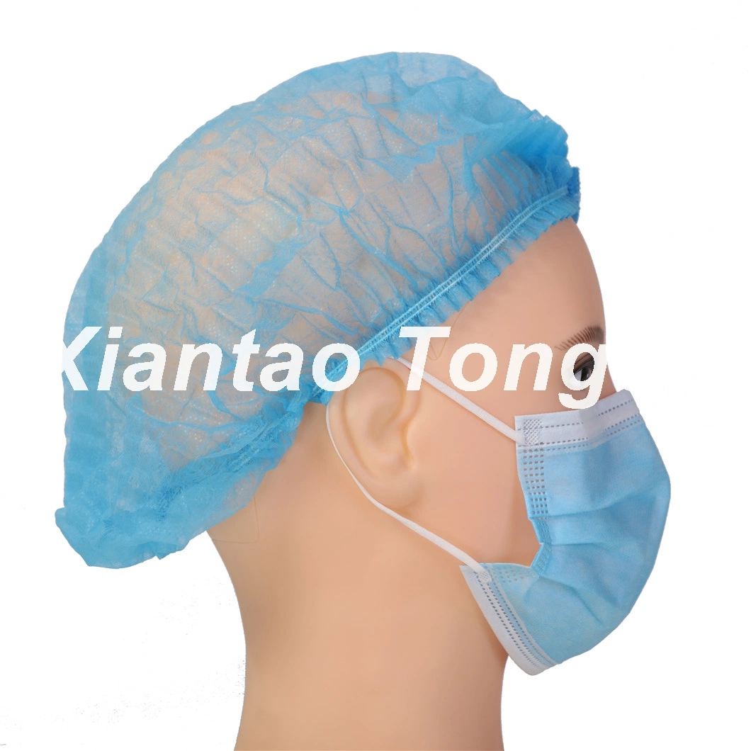 Blue Non Woven PP Medical Mask 3 Layers Type Iir Earloop Surgical Face Mask