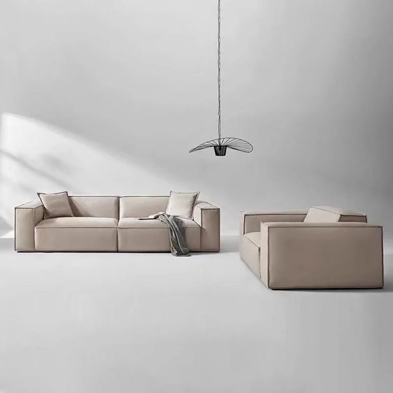 Contemporary European Italian Style Couch Home Living Room Furniture Hotel Sectional Leathaire Sofa