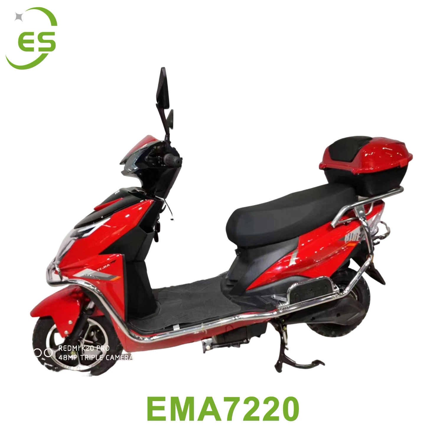 2023 Moto électrique 72V20ah Moteur 1000W Alarme antivol Vélo électrique Scooter