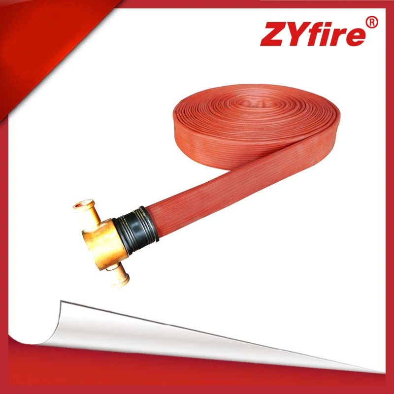 BS6391 Certified NBR Nitrile Rubber Covered Fire Hose for Fire Fighting Agriculture Industrial