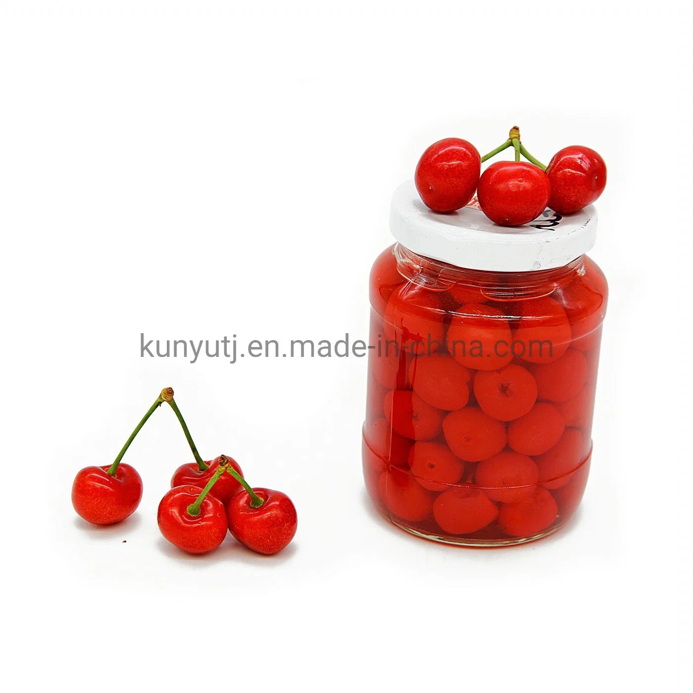 La nouvelle récolte saine et naturelle des conserves de Red Cherry dans un sirop léger