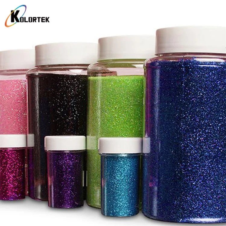 Holográfico de color bien Glitter Glitter de suelo de resina epoxi en polvo
