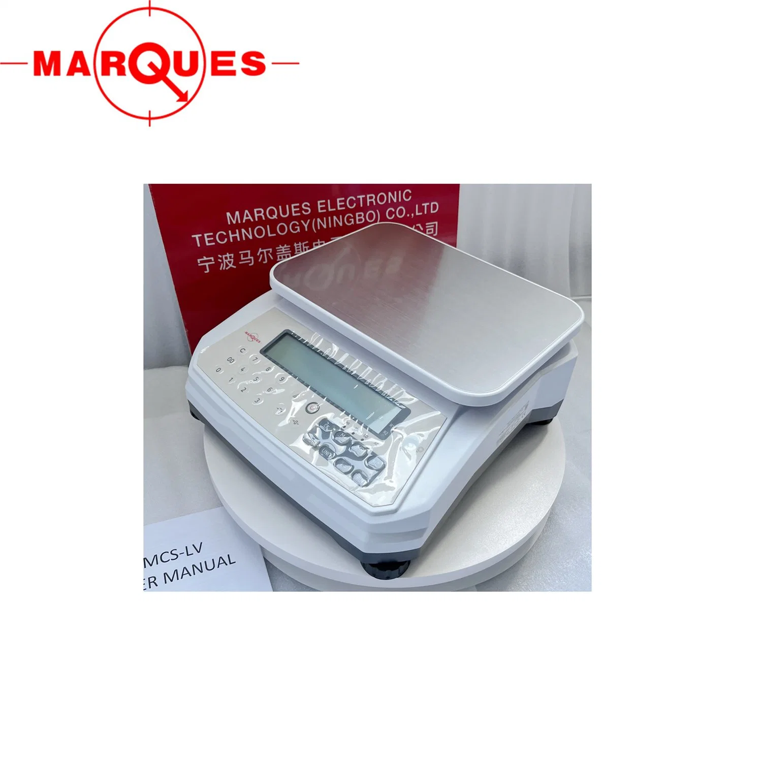 Stainless Steel Electronic Portable Weighing Scale with Large LCD Display RS232