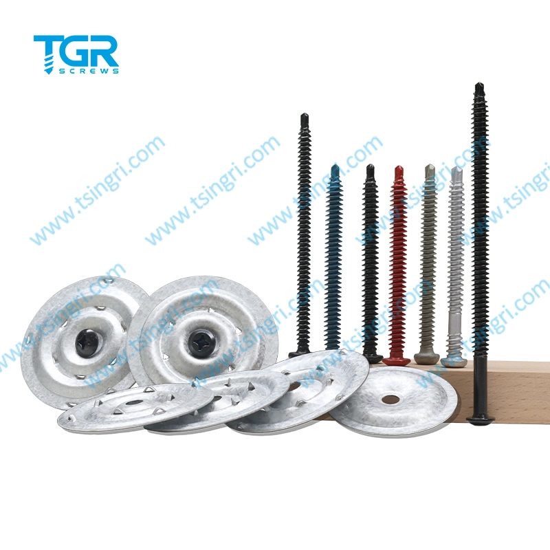 TGR/Tsingri Carbon Steel FM4470 Standard Corrosion Resistant Coating Membrane Roofing Screw