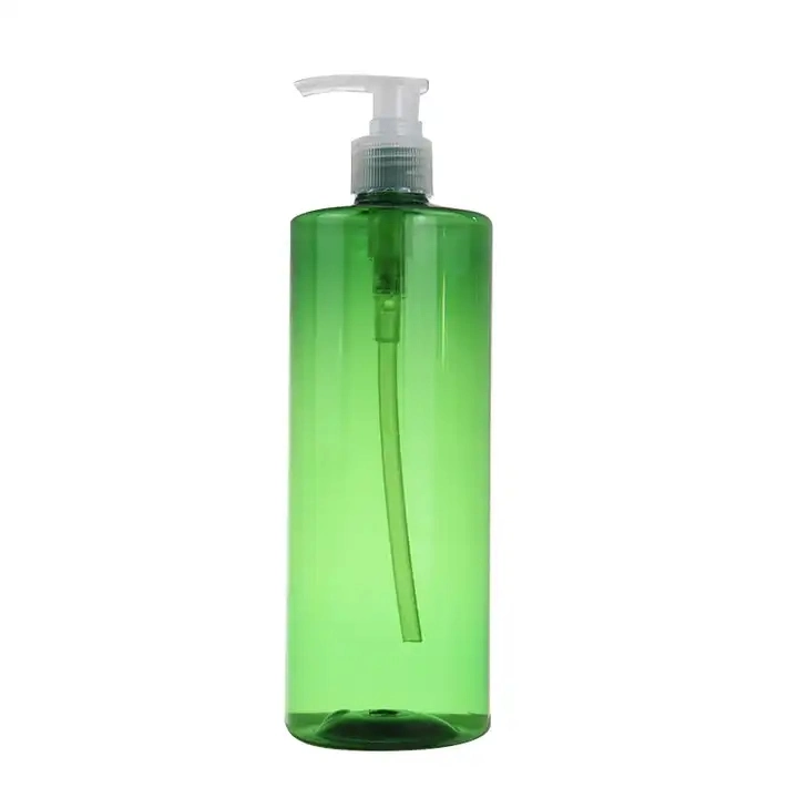 Pet Bottle with PP Press Pump Top Cap White 250ml 300ml 400ml 500ml 600ml 800ml Pet Shampoo Bottle