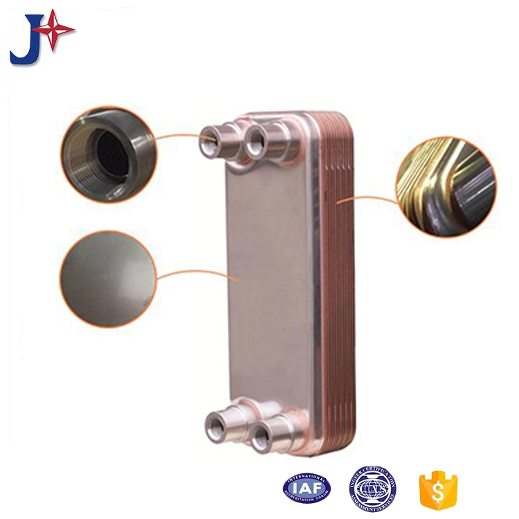 Jxz95 AISI 316L Plates Copper Brazed Plate Type Condenser Heat Exchanger