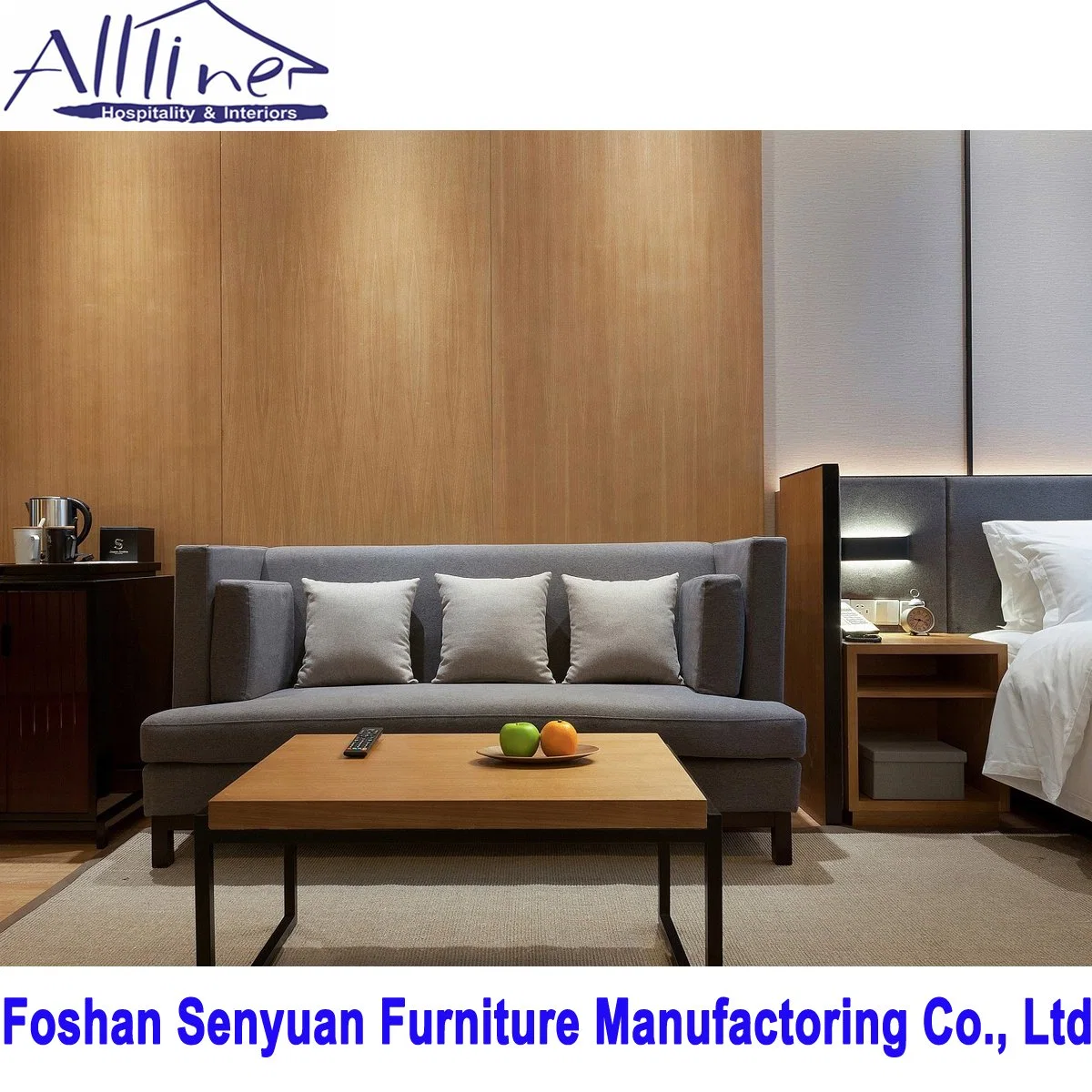 Nice Design Wooden Hotel Standard Hotel Room Furniture