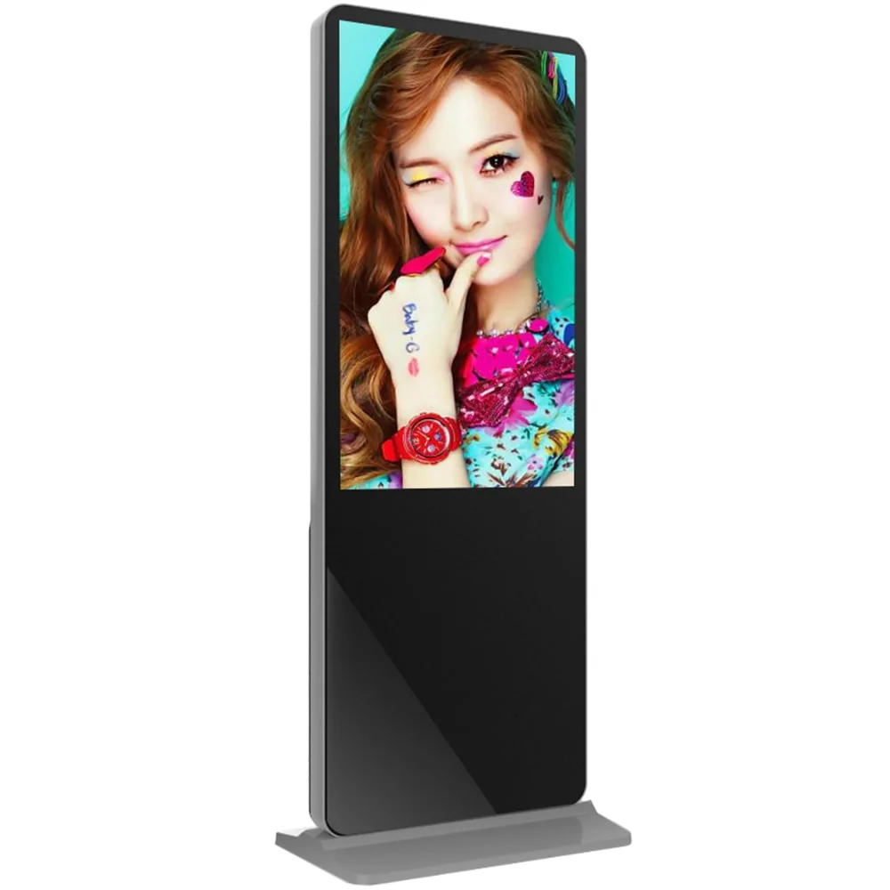 55 Inch Floor Standing Ultra Thin Transparent Digital Sigange for 4s Shop