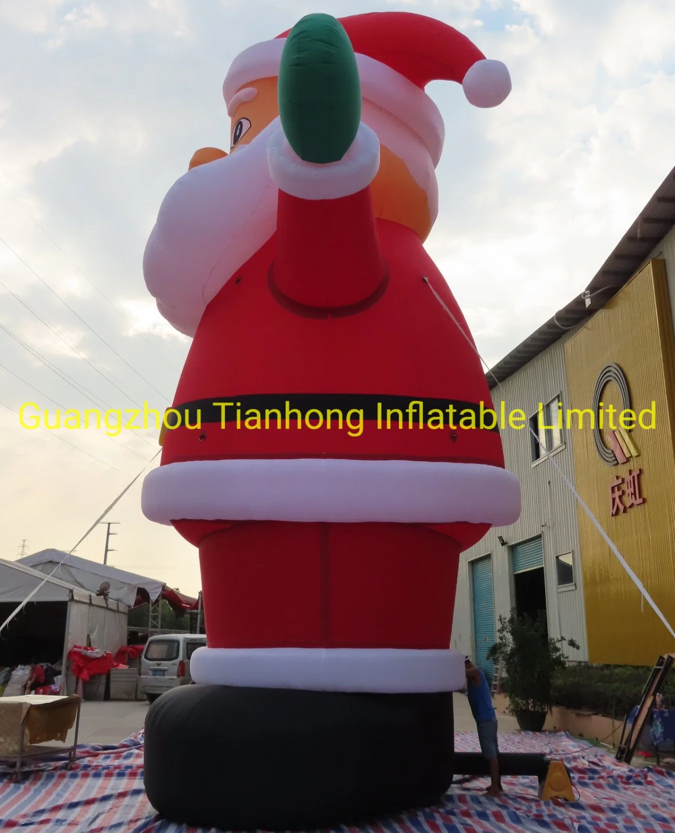 10m 33FT Tall Big Outdoor Christmas Inflatable Giant Inflatable Santa Claus