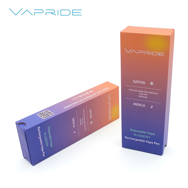 Vape Cartridge Packaging Pod 0.5ml 1ml 2ml Disposable/Chargeable Vape Cases