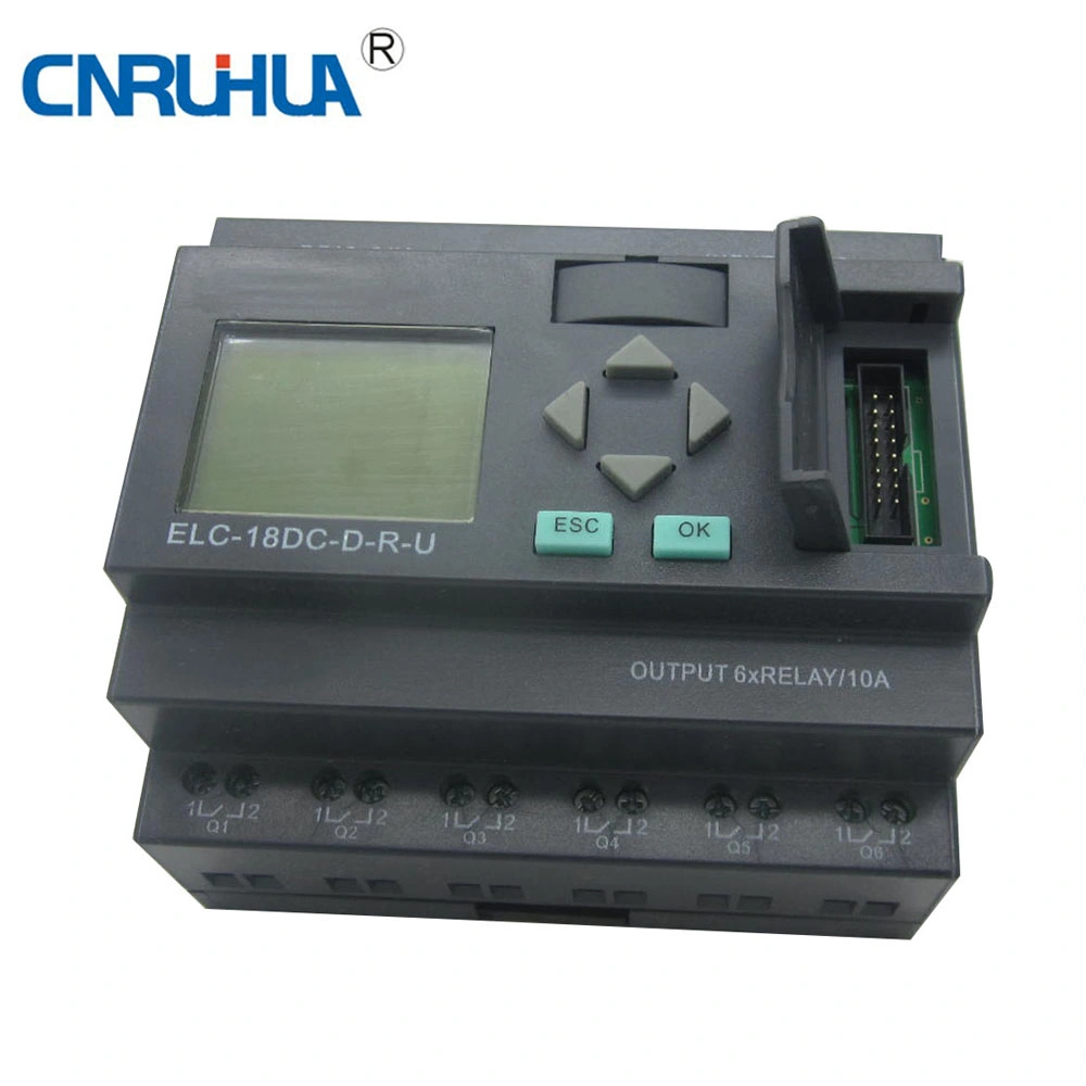 Elc-18DC-Da-Tp High Speed PLC Programmar Logic Controller