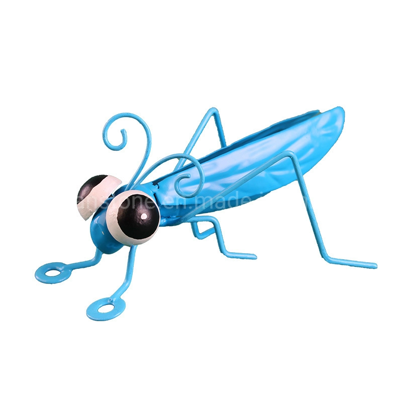 Eco-Friendly Emulational Iron Crafts Insect Sculpture Ornament Funny Children Gift Metal Locust Model Decor