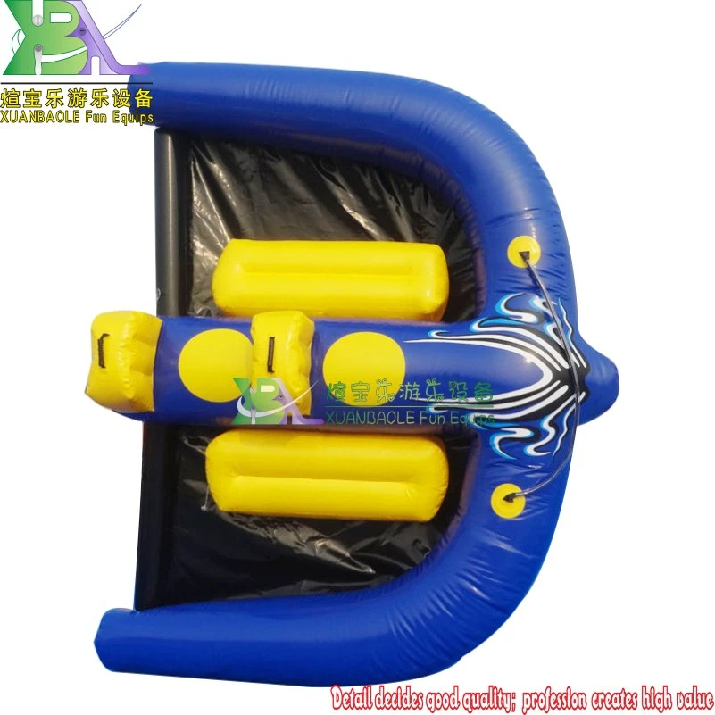 Commercial Inflatable Flying Fish Towable, Flying Manta Ray Tube for Water Games