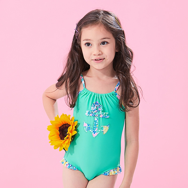 OEM ODM One Piece Swimsuit Bikini Little Girl Swimwear Beachwear Bathing Suit