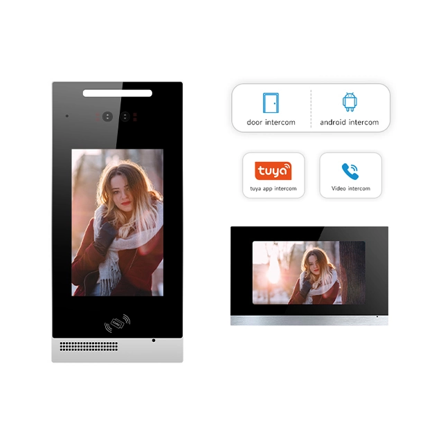 Nouvelle interface utilisateur de la porte de la conception Bell intercom vidéo d'accueil de la porte de sécurité du système de téléphone
