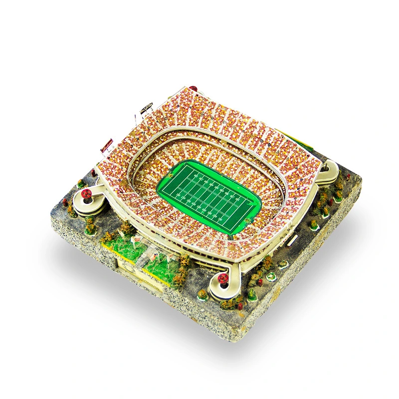 Hand-Painted Famous Sports Football Stadium Custom Resin 3D Model