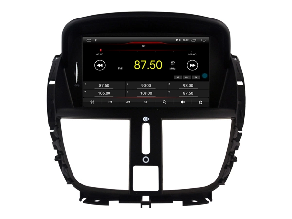 Witson Quad-Core Android 11 Auto DVD GPS für Peugeot 207 Integrierter 16GB iNAND-Flash