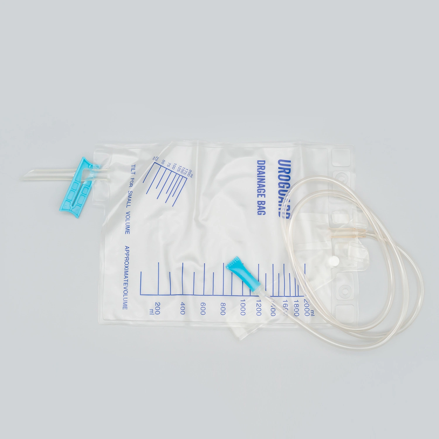 Esterilización con óxido de Poli-etileno ODM/OEM Titanium Clip Urine Collection Bag