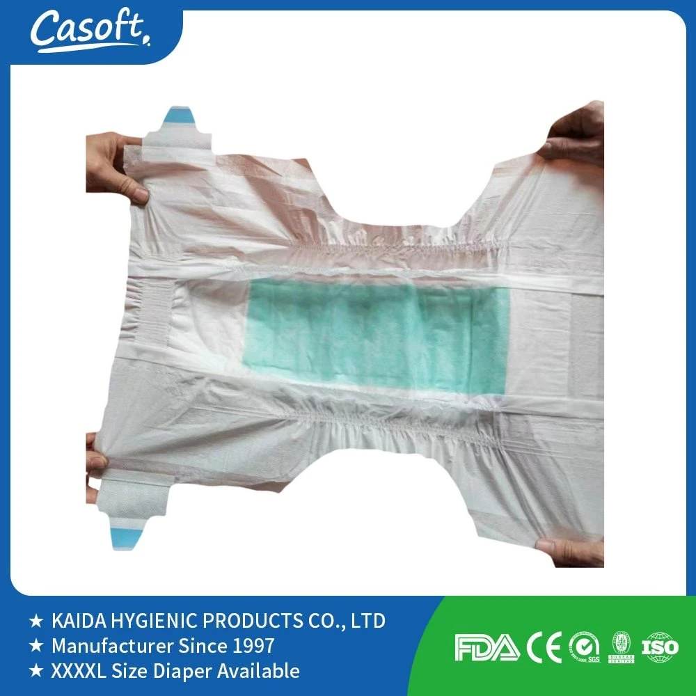 Casoft dorloter Couches jetables de gros bébé respirant de retour de fuite de Film garde Fabricant de produits pour bébé fabriqué en Chine