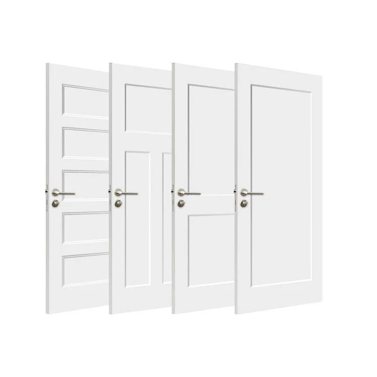 Affordable & Quality Guarantee White Primed 2 Panel Flat Moulded Hollow Core Door