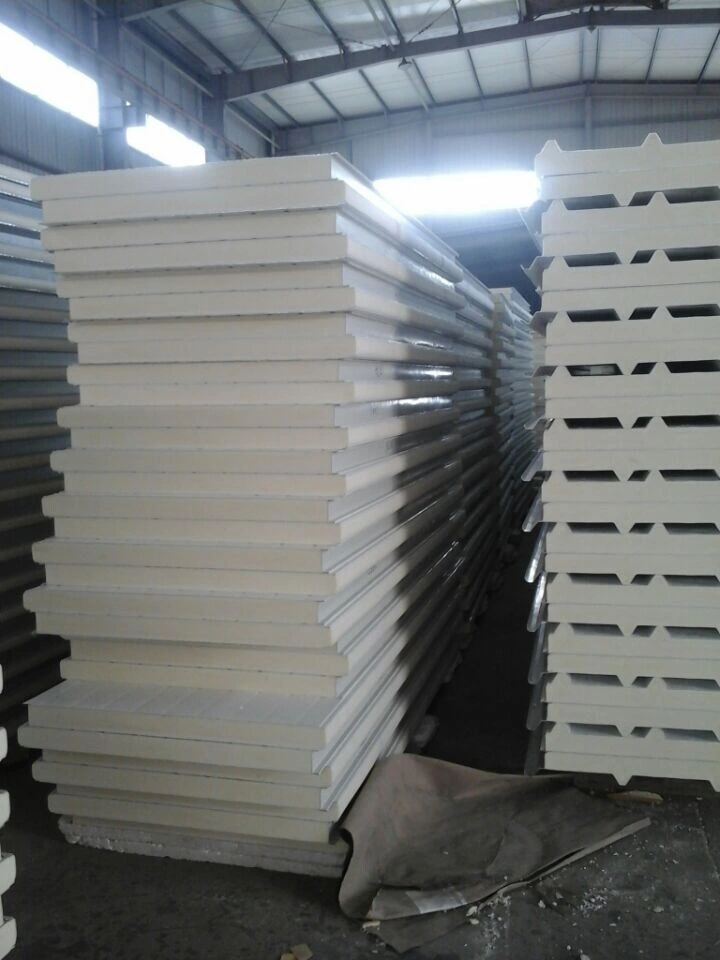Peso ligero paneles sándwich de poliuretano para materiales de construcción