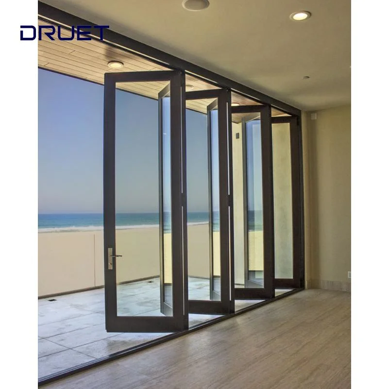 American Standard 90 Degrees Corner Closure Aluminum Folding Door for Mountain House