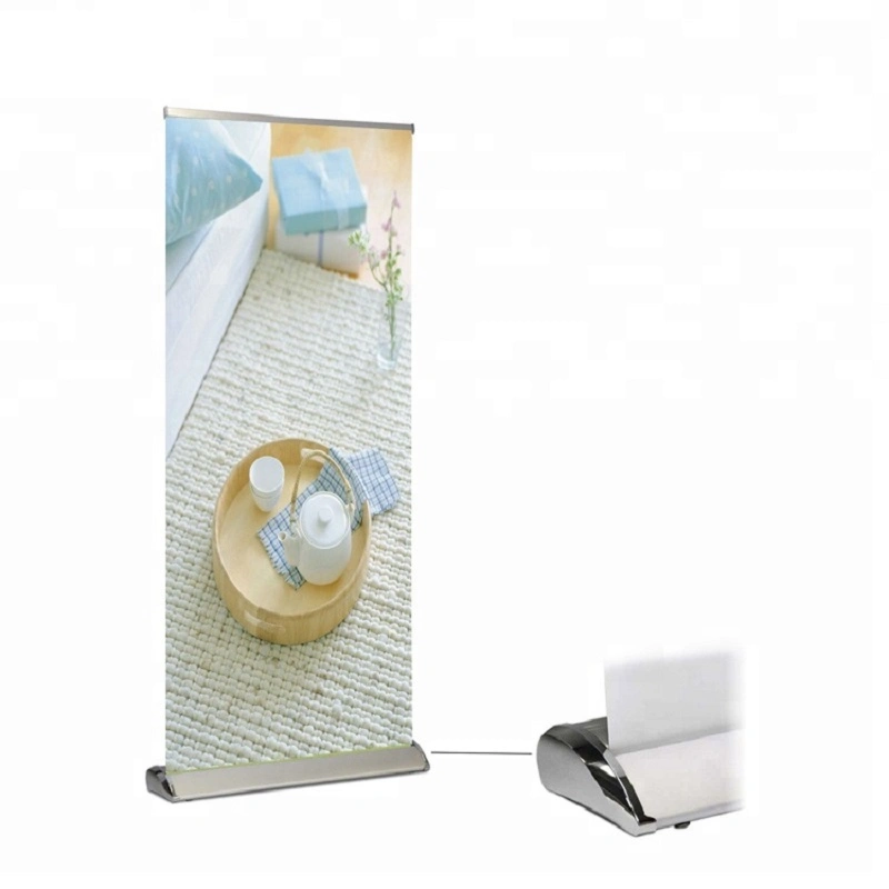 Custom Advertising Paper Roll up Banner Printing Vertical Display Stand