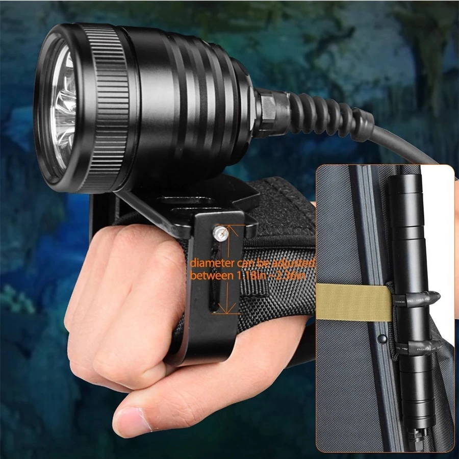 Div10 Diving Video Ldive Torch Max 1050 Lm 150m Waterproof Dive Flashlight