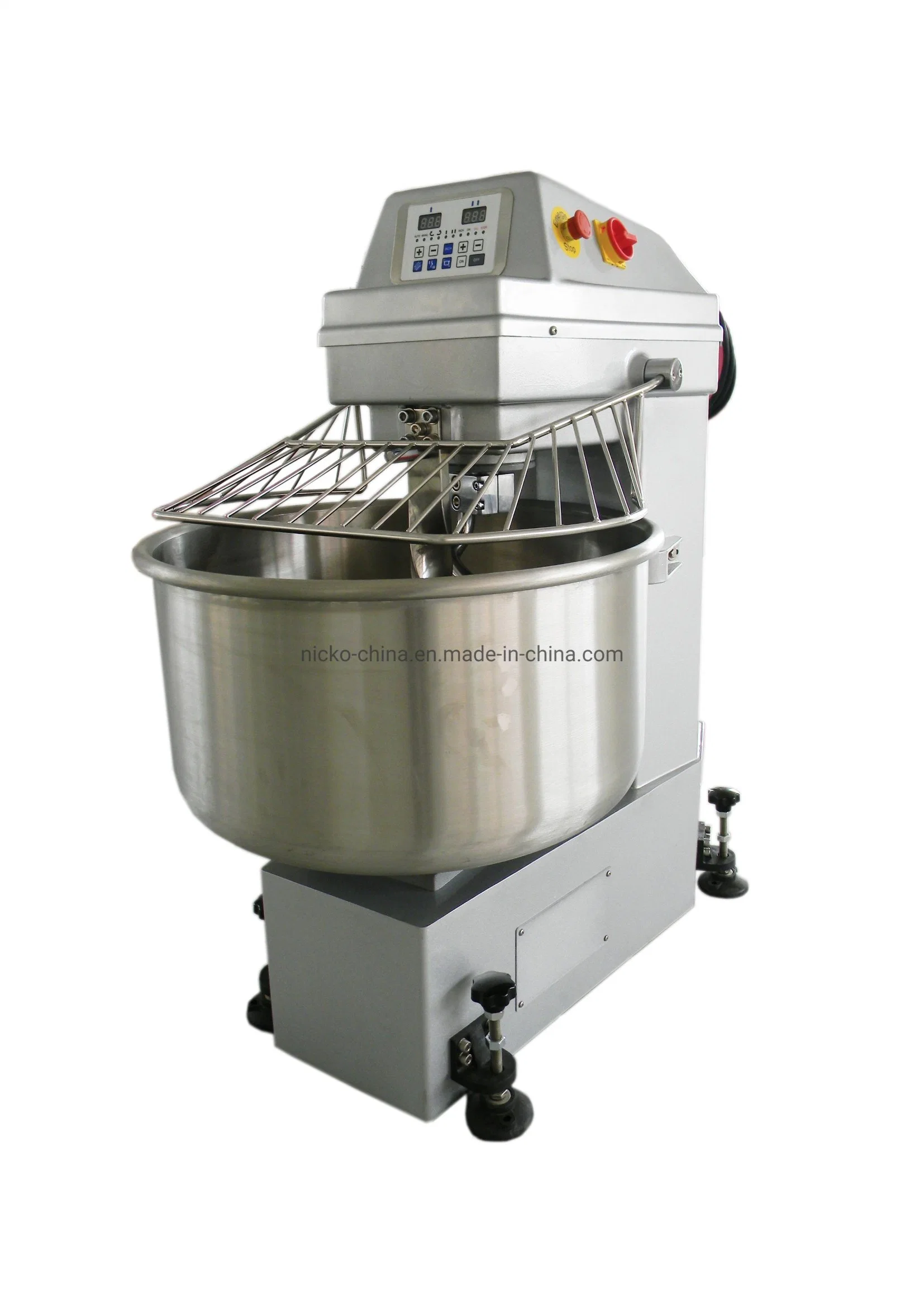 Eléctrica comercial alimentaria Kneader Amasadora de espiral cuenco fijo Mezclador Universal Serial para pastelería panadería Maker