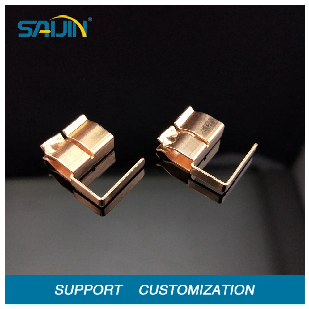 Electrical Switch Socket Copper Stamping Part Metal Brass Terminal Contact Component for Timers