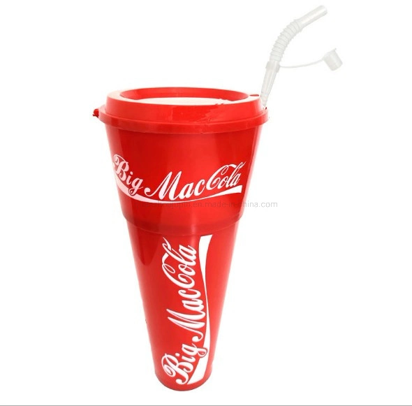 OEM Creative Children desechable de plástico paja Big Coke Cup