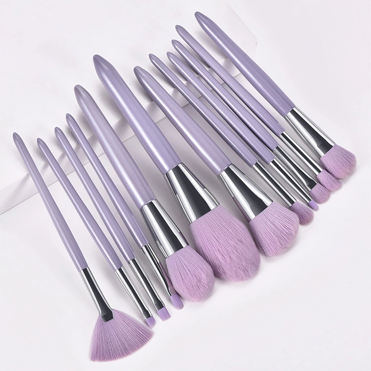 2021 Nuevo caramelo rosa, violeta 12 pzas maquillaje profesional Brush Tool Kit de belleza estética