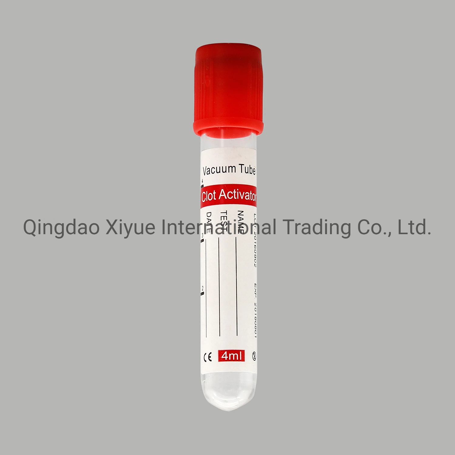 Disposable Medical Blood Collection Tube with Ce